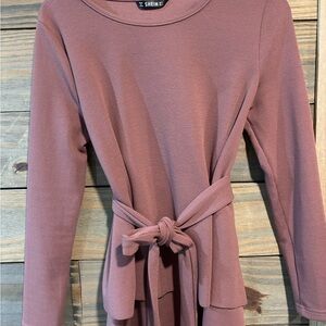 SHEIN Dusty Rose Knit Top